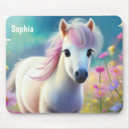 Mousepad Pony Cute Horse Animal Personalizado