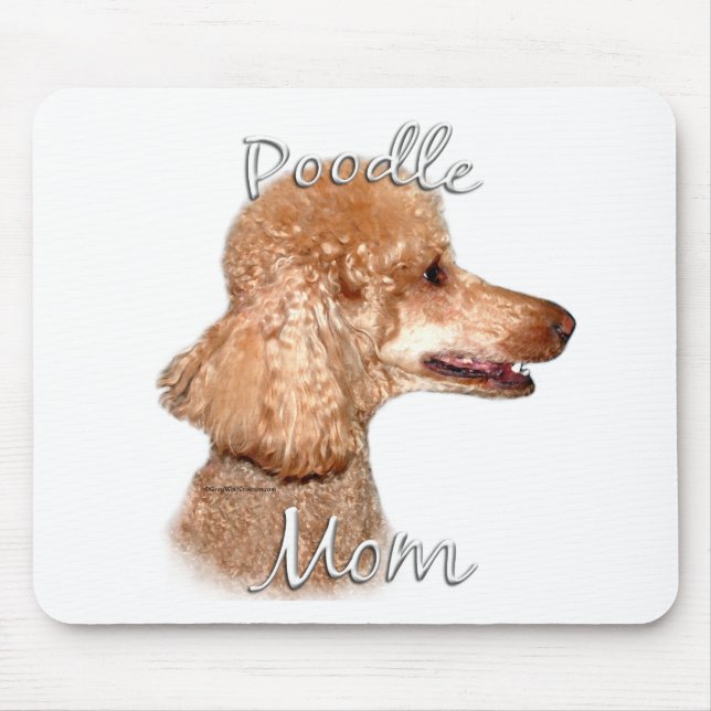 Mousepad Poodle (damasco) Mãe 2 (Frente)