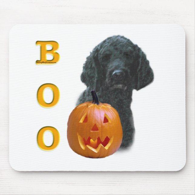 Mousepad Poodle (Revestido Preto) Boo (Frente)