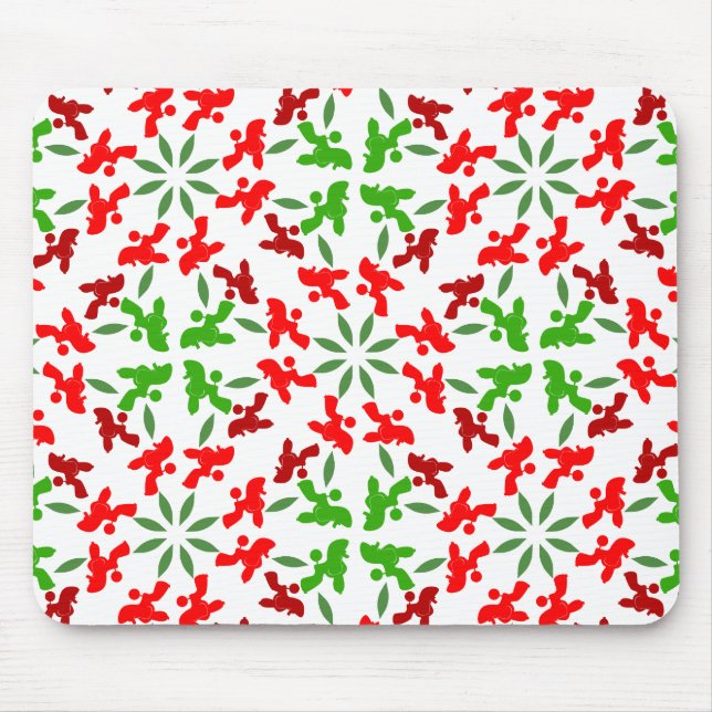 Mousepad Poodles de Natal (Frente)