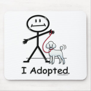 Mousepad PoodleWhite