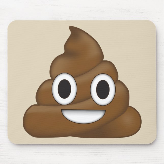 Mousepad Poop Emoji (Frente)