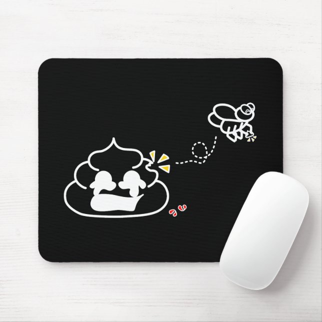 Mousepad Poop quebrado - Brootsch, PooPoo (Com mouse)