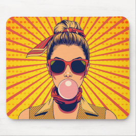 Mousepad Pop Art Colorido Arte Moderna Vibrante