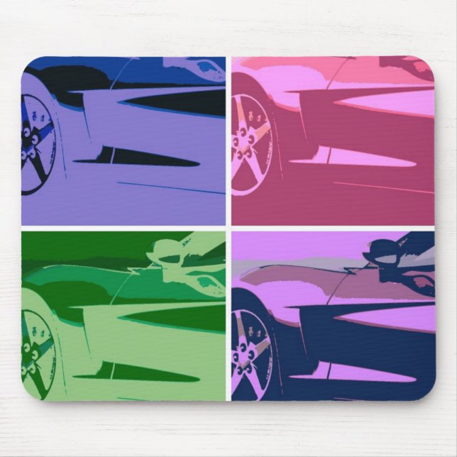 Mousepad Pop Art Corvetes (Frente)