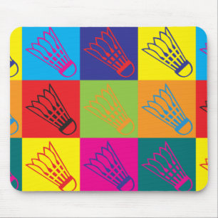 Mousepad Pop art do Badminton