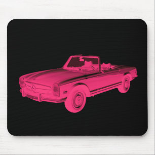 Mousepad Pop art do Convertible do SL do Benz 280 de