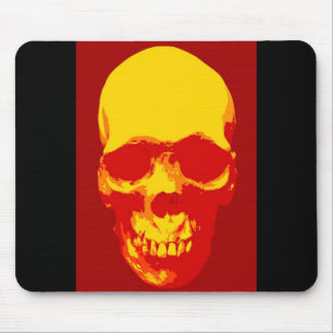 Mousepad Pop art do crânio