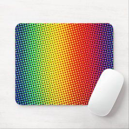 Mousepad Pop Art Dots Rainbow Bright Orgulho gay Colorido