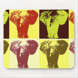 Mousepad Pop Art Elephant