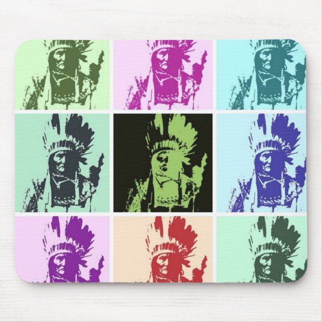 Mousepad Pop Art Geronimo (Frente)
