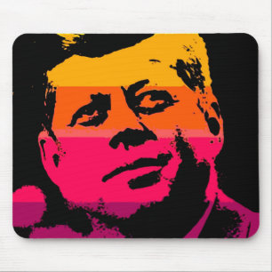 Mousepad Pop Art Jack JFK John F. Kennedy