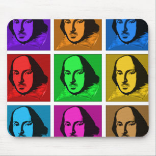 Mousepad Pop art Shakespeare