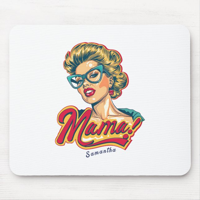 Mousepad Pop da Mãe Personalizada Art 2 (Frente)
