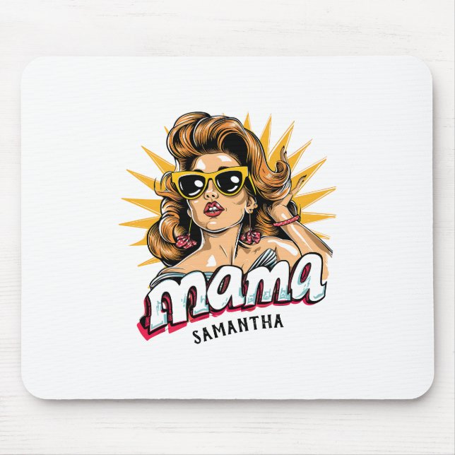 Mousepad Pop da Mãe Personalizada Arte 1 (Frente)