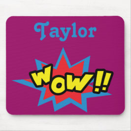 Mousepad Pop de Art Divertido Uau