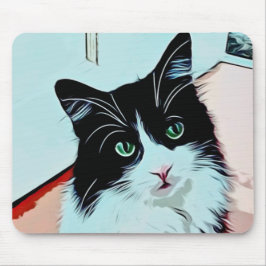 Mousepad Pop de Cartoon de Gato Bonito