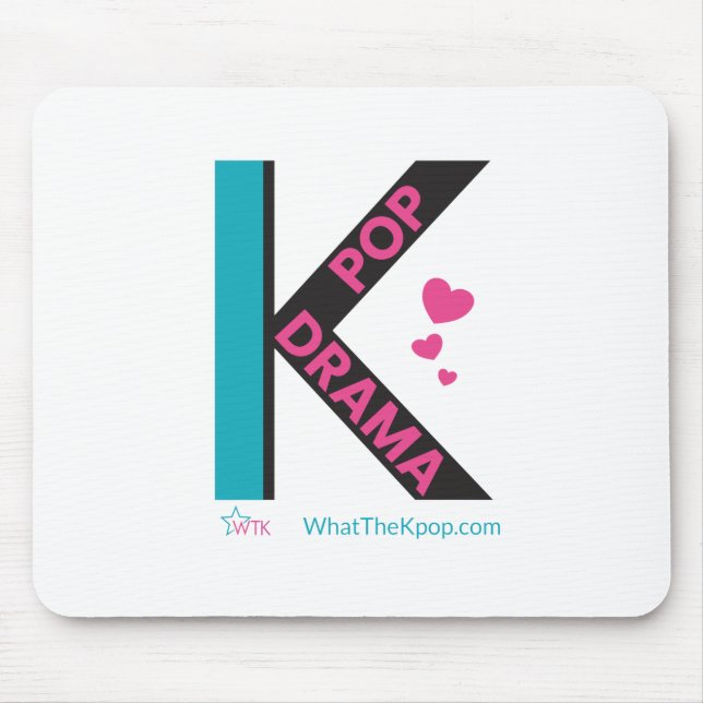 Mousepad Pop K e Design K-Drama Especial Dual K (Frente)