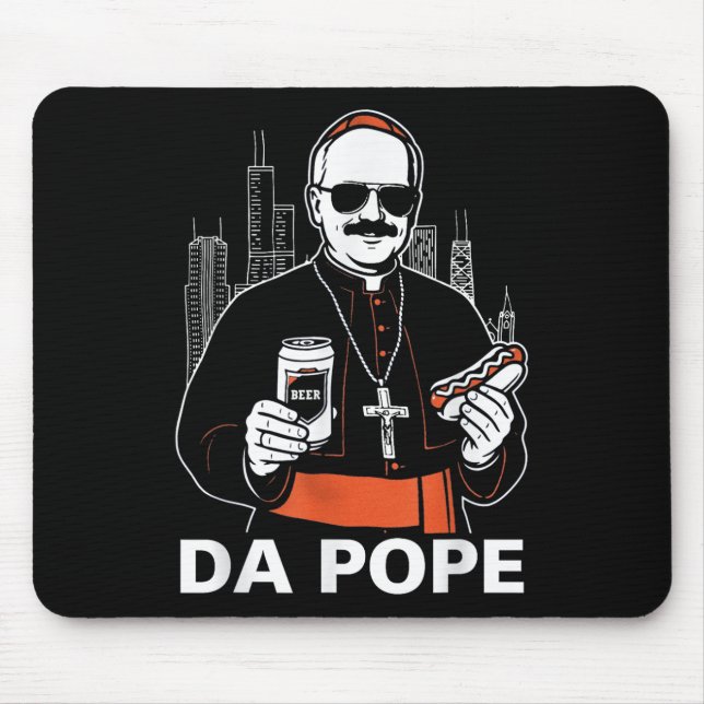Mousepad Pope América Papa Leo Xiv (Frente)