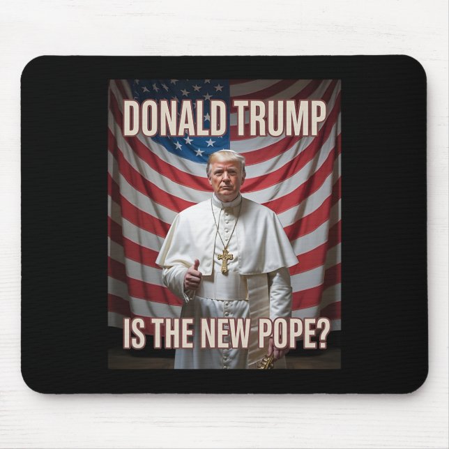 Mousepad Pope Engraçado E Presidente Donald Trump5 (Frente)