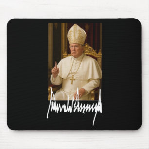 Mousepad Pope Trump Engraçado Presidente Americano Trump Va