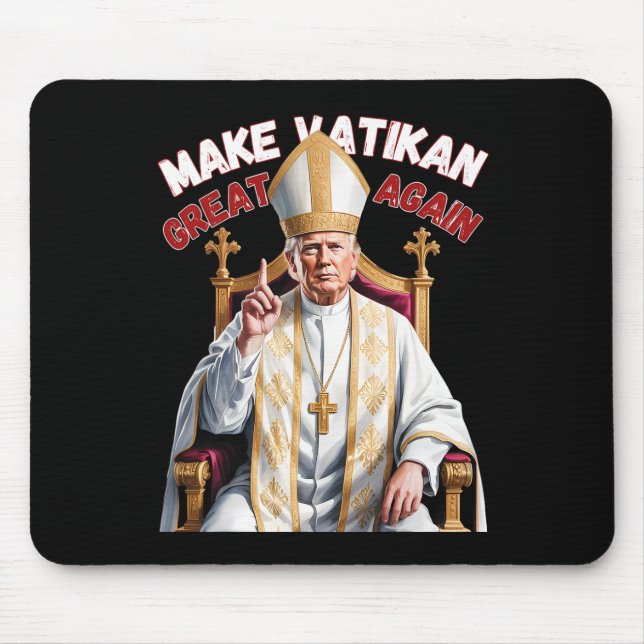 Mousepad Pope Trump Engraçado Presidente Trump (Frente)