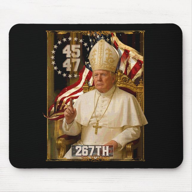 Mousepad Pope Trump Engraçado Presidente Trump 1 (Frente)