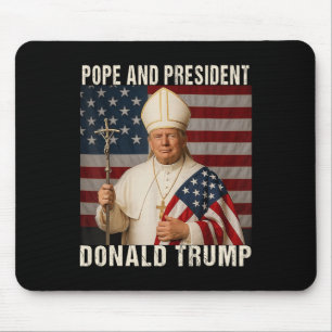 Mousepad Pope Trump Engraçado Presidente Trump Quer Ser O N