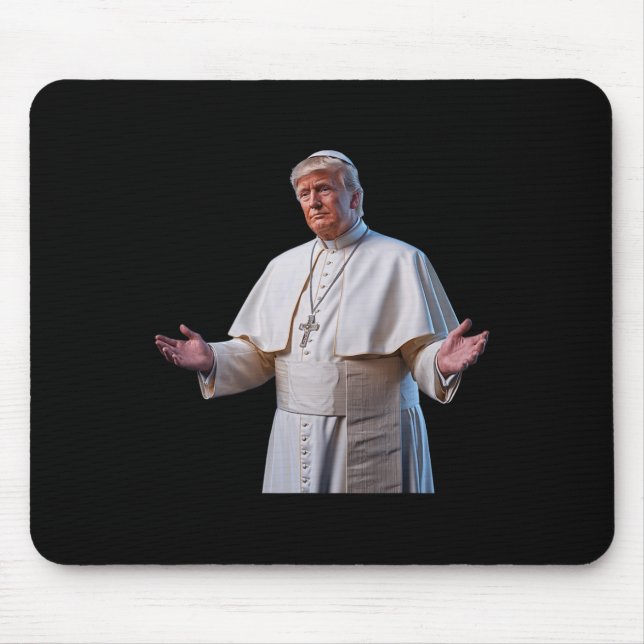 Mousepad Pope Trump Presidente Quer Ser O Próximo Papa (Frente)