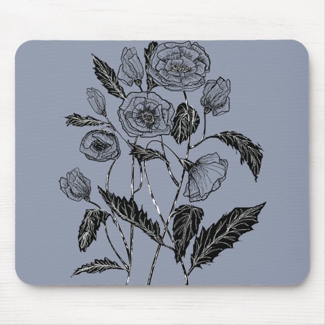 Mousepad Poppies 2 (Frente)