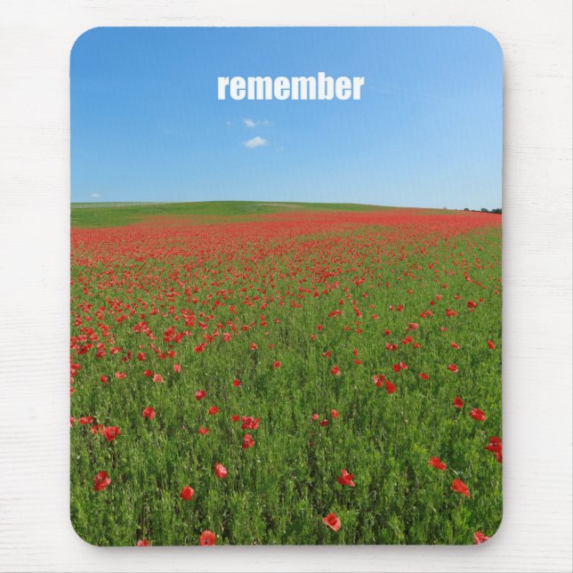 Mousepad Poppies lembram (Frente)