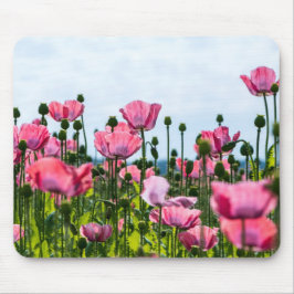 Mousepad Poppies Rosa