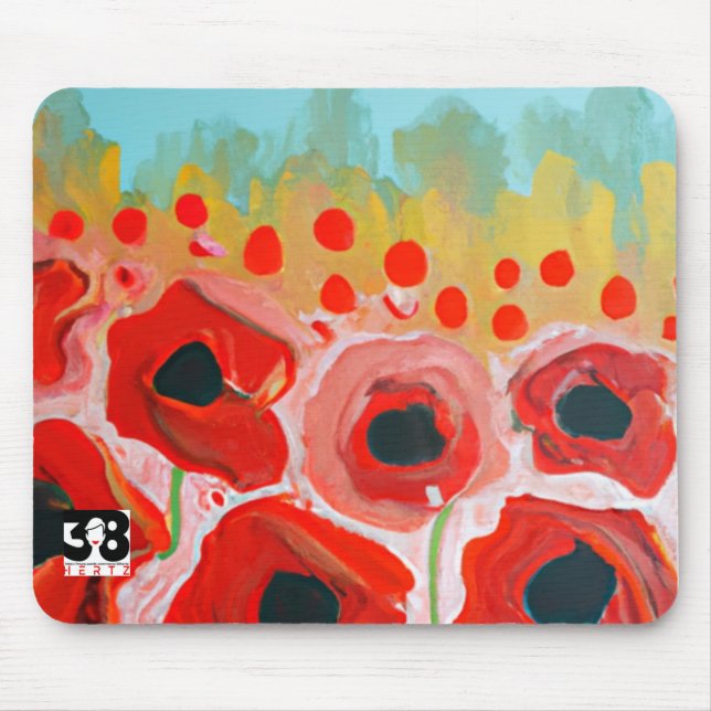 Mousepad Poppy Fields (Frente)