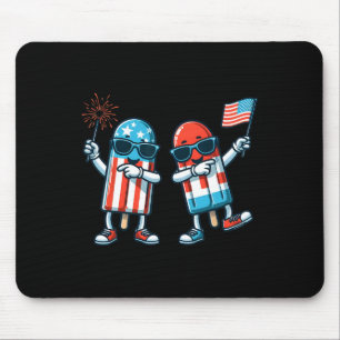 Mousepad Popsicle American Flag 4º Do Sumo Patriótico De Ju