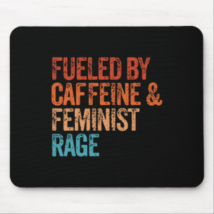 Mousepad Por Cafeína E Feminista Fu Em Fúria