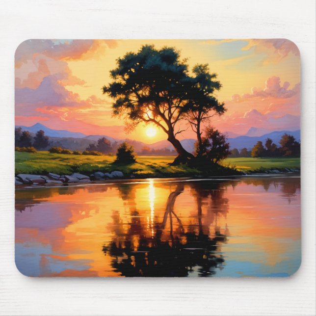 Mousepad pôr do sol (Frente)