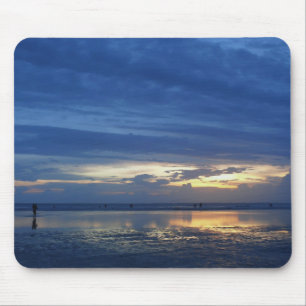Mousepad Por do sol azul