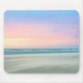 Mousepad pôr do sol de abstrato na praia em Haia