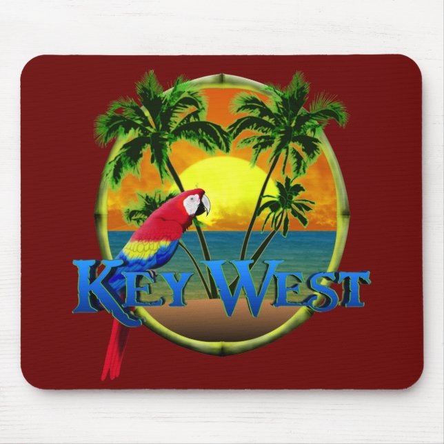 Mousepad Por do sol de Key West (Frente)
