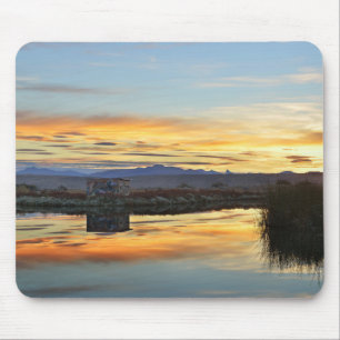 Mousepad Por do sol de Laguna Nimez, EL Calafate, Argentina