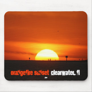 Mousepad Por do sol de OrangeFire por Ybor