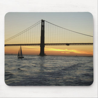 Mousepad Por do sol de San Francisco