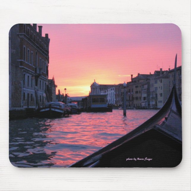 Mousepad Por do sol de Veneza (Frente)