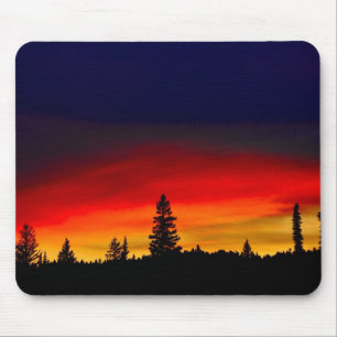 Mousepad Por do sol de Yellowstone