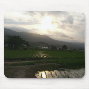Mousepad Por do sol do Hokkaido