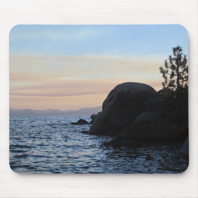 Mousepad Por do sol em Tahoe (Frente)