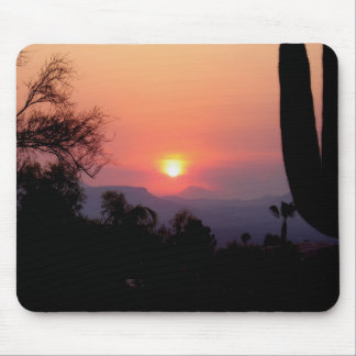 Mousepad Por do sol induzido fumo
