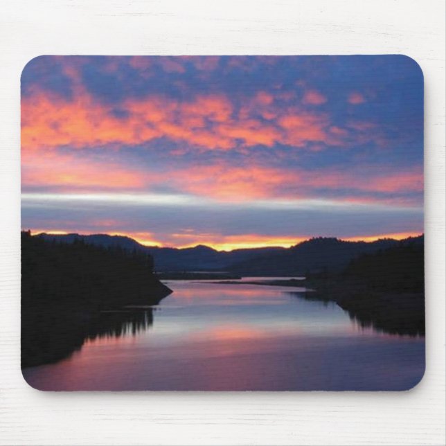 Mousepad por do sol lindo (Frente)