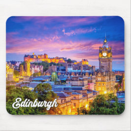 Mousepad Pôr do sol lindo sobre Edimburgo, Escócia