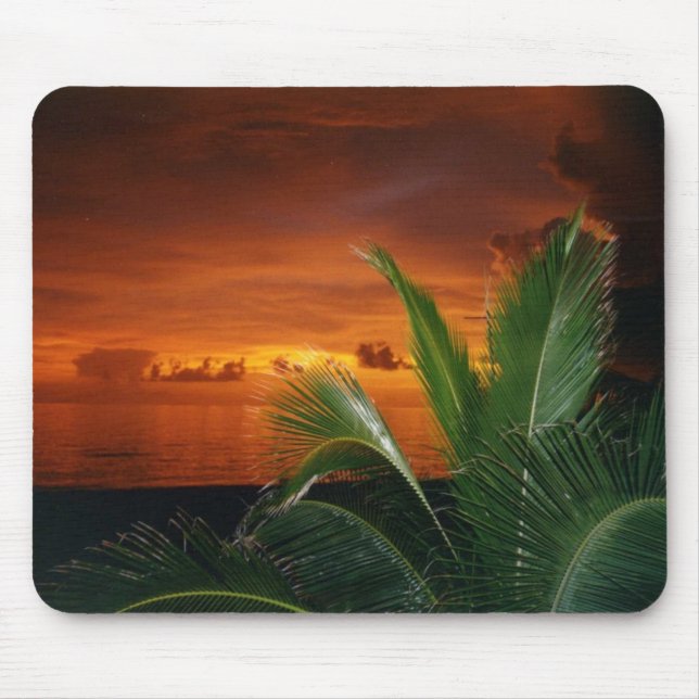 Mousepad Por do sol na ilha de Anna Maria (Frente)